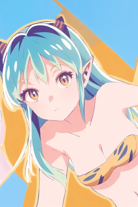 缤纷色彩风格-福星小子( colorful style-Urusei Yatsura)