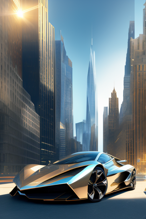 masterpiece wallpaper of modern car, shinny metal, city, low angle, intrincate, elegant, highly detailed, digital painting...