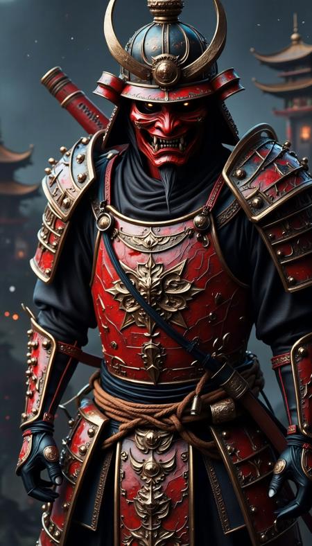 Masked Samurai v1 | Flux v1.0