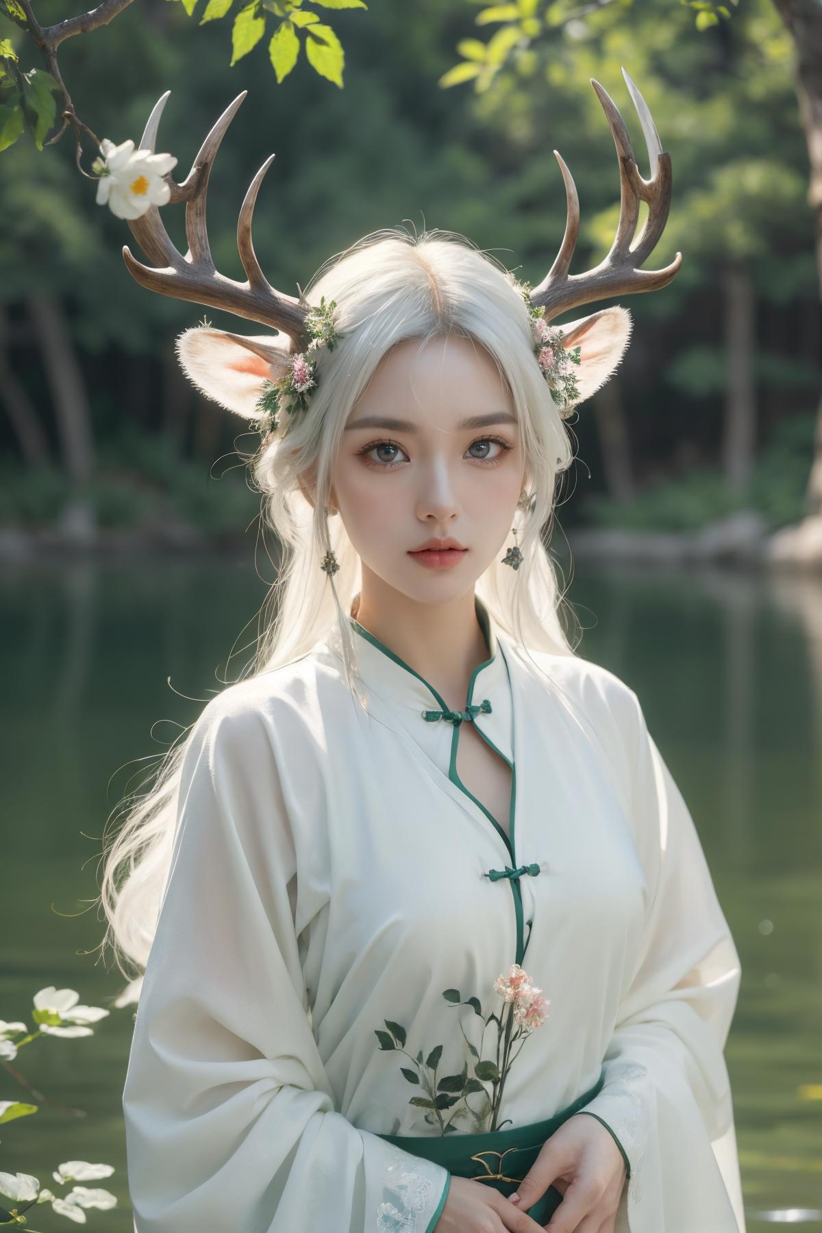 小鹿女·摄影Deer Girl image by marshall424