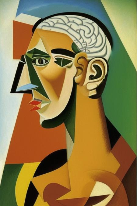 cub1 artstyle, brain<lora:Cubism_artstyle:1>