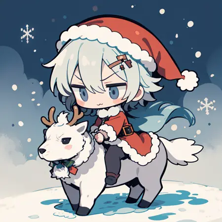 How to ride reindeer properly - never riding motorcycle LECO