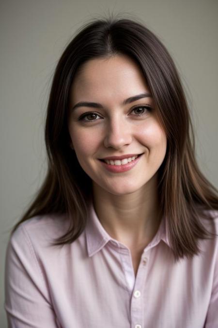 young girl smiling