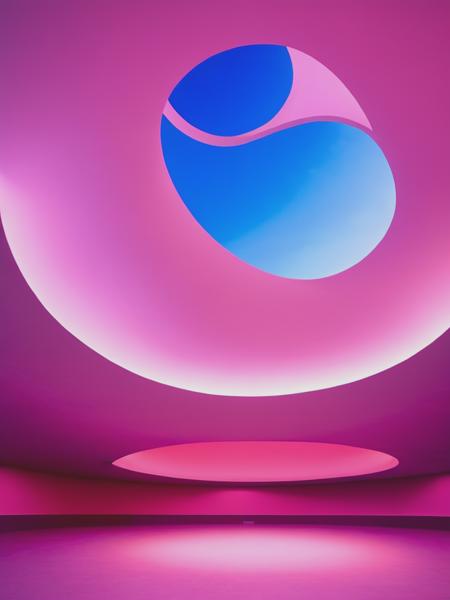 <lyco:JamesTurrell:1.0> Bauhaus clouds of James Turrell. pink. 16K