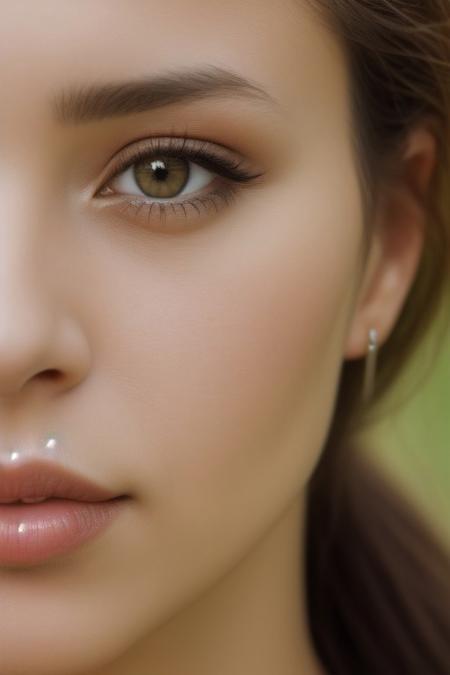 Close-up photo of mbnst woman