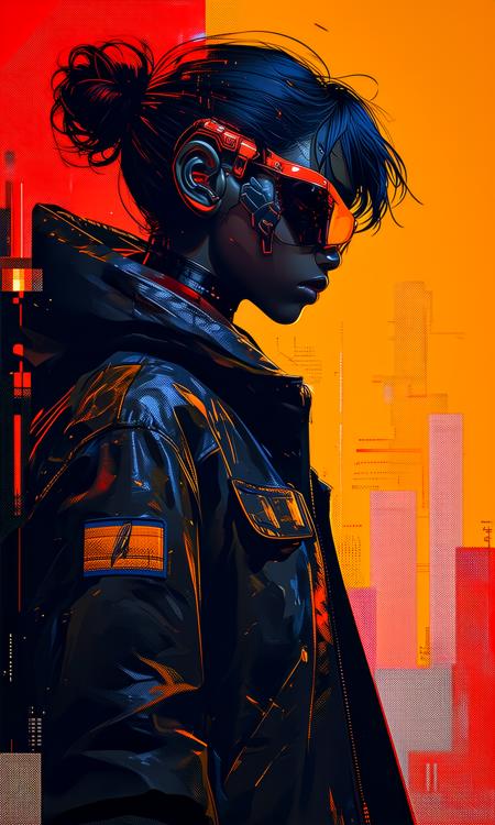 ORIGINAL PROMPT: 90s science fiction anime in the style of cowboy bebop, moebius, done as graphic novel art, using complementary color palette.A depiction of the anime character, Jet Black
PRODUCTION PROMPT: Original prompt was used. <lora:cg_concept_style:0.64> <lora:dr_diffusion_negative_detail_enhancer_pnte_2_0:-0.42>
