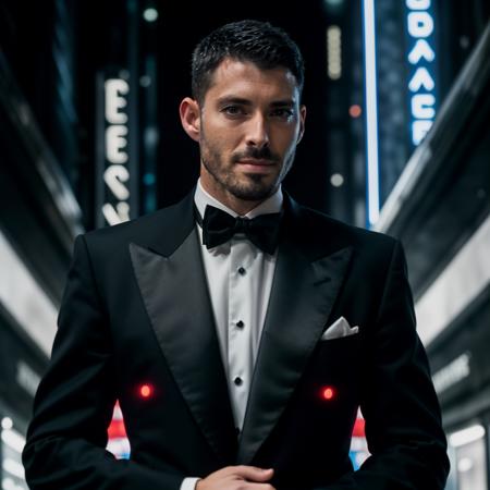 portrait of sergiopeinado person, in blade runner, professional photography, high resolution, 4k, detailed photo,  <lora:sergiopeinado_18900:1>