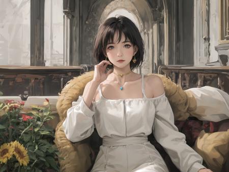 A cute round-faced girl LORA v1.0
