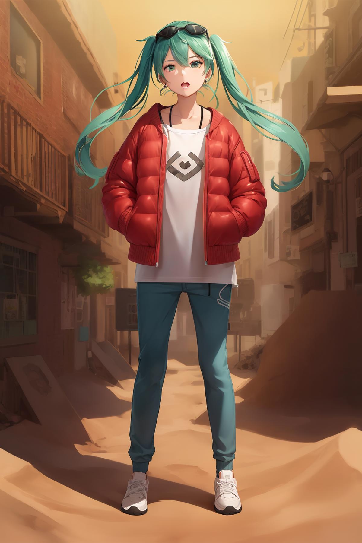 初音未来(砂之行星)_Hatsune Miku(Sand planet)_初音ミク(砂の惑星) image by TanedaRisa