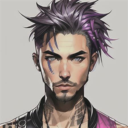 Handsome Punk Man