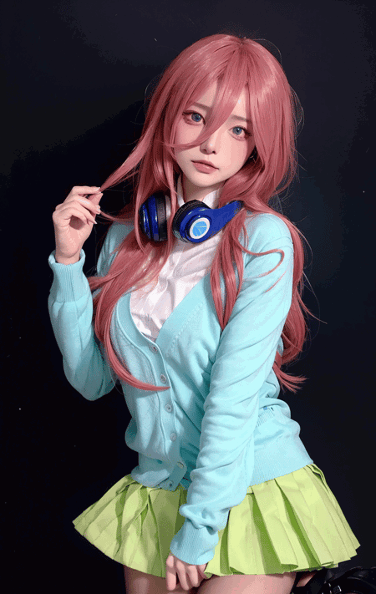 Nakano Miku in The Quintessential Quintuplets | Realistic LORA image by jappww