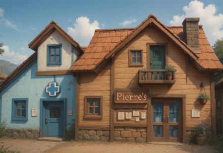 Pierre's store & Pelican clinic (Pelican City PACK, Stardew Valley) V1.5
