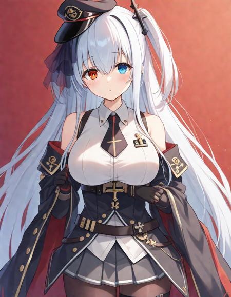 elbing \(azur lane\) military uniform nightgown maid china dress