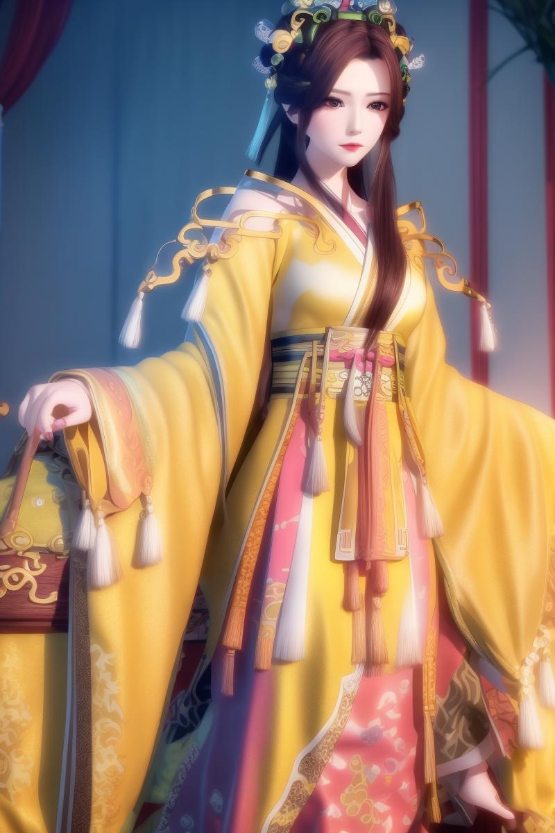 animation-<The Legend of Qin>-character-NongYu——动漫《秦时明月》-- 弄玉（空山鸟语篇） image by oceanes