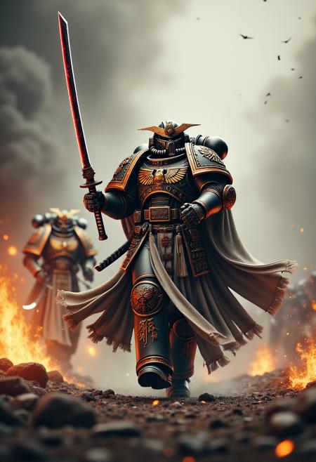 Edo Space Marine - Grimdark 40,000 (Flux) V1