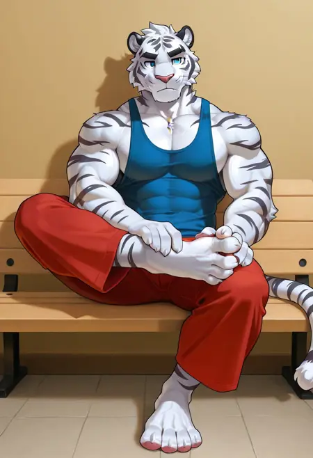 Sitting pose: Figure four