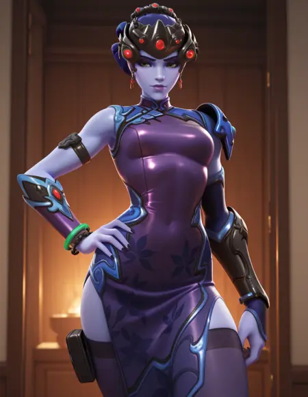 Black Lily Widowmaker skin (Pony & Illus)