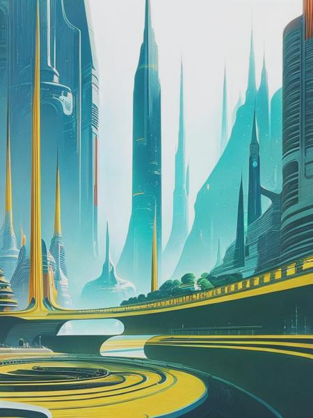 <lyco:LucSchuiten:1.0> A beautiful Futuristic illustration in the style of Franois Schuiten. white background