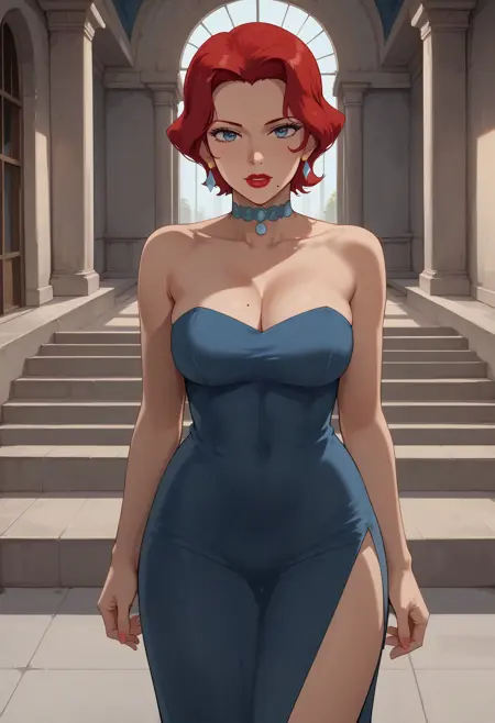 Ginger actress, (Four Elements Trainer), LoRA, PonyXL