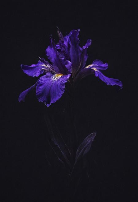 an extremely delicate and beautiful, extremely detailed ,CG,unity,8k wallpaper, Amazing, finely detail, masterpiece, best quality,official art,extremely detailed , incredibly absurdres, huge filesize , ultra-detailed, highres, extremely detailed, beautiful on a beautiful star-filled night, a insane crazy purple iris is cutting through the darkness with a sword of light! neon_style  Light