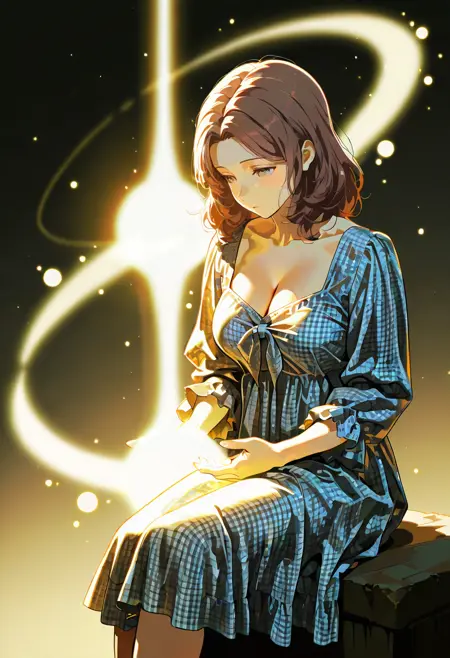 Front Knot Plaid/Gingham Dress