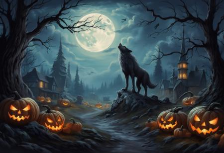 Halloween Landscape Style - Flux.1 v1.0