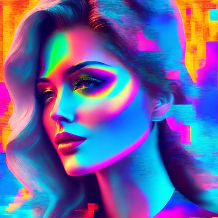 (glitchwave style:1) an attractive woman <lora:djzGlitchWaveV21_LoraBooth:1>