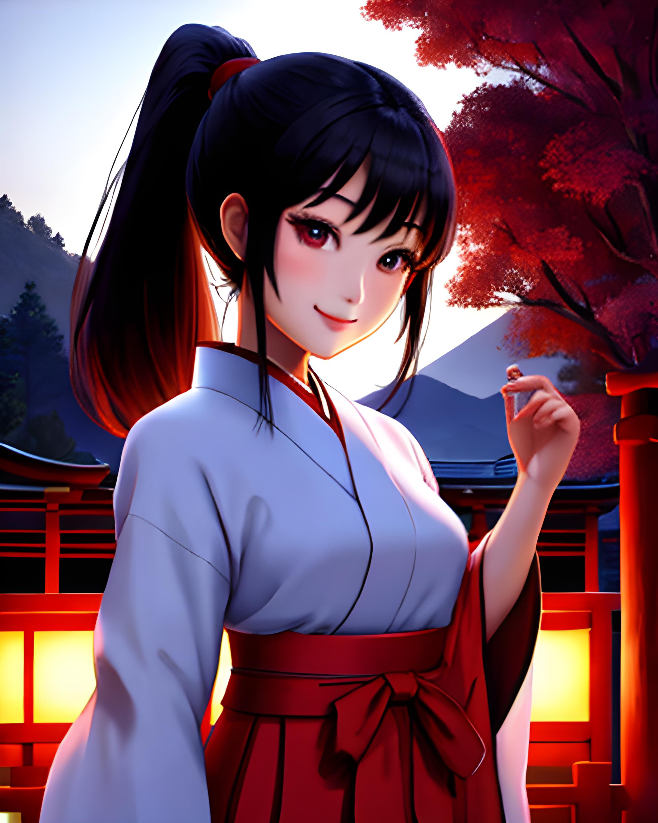 Miko Shrine Maiden Clothes image by KimiKoro