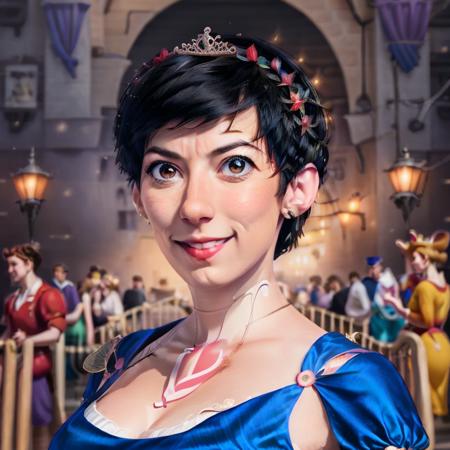 <lora:MarketaPekarova:1.2>, Portrait of female (MarketaPekarova:1.2) as disney princess