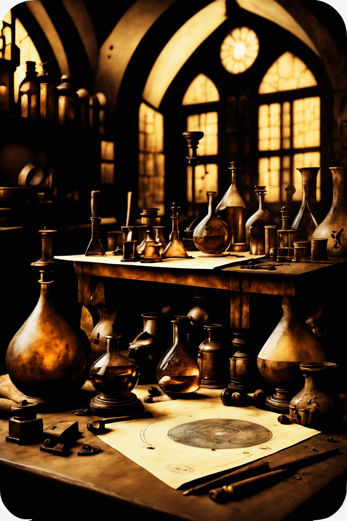 Renaissance Alchemist's Studio image by Ciro_Negrogni