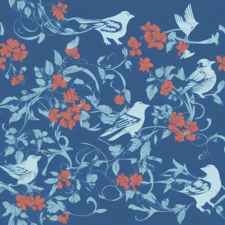 Floral patterns merge