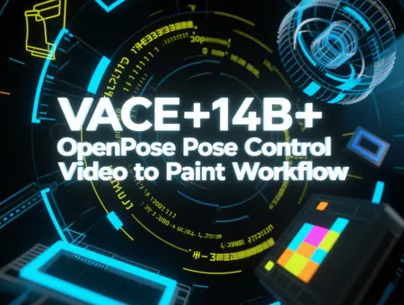 VACE+14B+OpenPose Pose Control Video to Paint Workflow