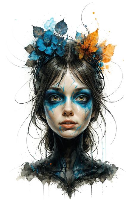 mysterious silhouette glowing woman, by Minjae Lee, Carne Griffiths, Emily Kell, Steve McCurry, Geoffroy Thoorens, Aaron Horkey, Jordan Grimmer, Greg Rutkowski, amazing depth, double exposure, surreal, geometric patterns, intricately detailed, bokeh,  perfect balanced, deep fine borders, artistic photorealism , smooth,  great masterwork by head of prompt engineering   <lora:add-detail-xl:2>  <lora:xl_shuimo:0.7> ink wash painting <lora:Cute_Drawing:0.55>  <lora:hyperkraximalism_v1-1:0.25>