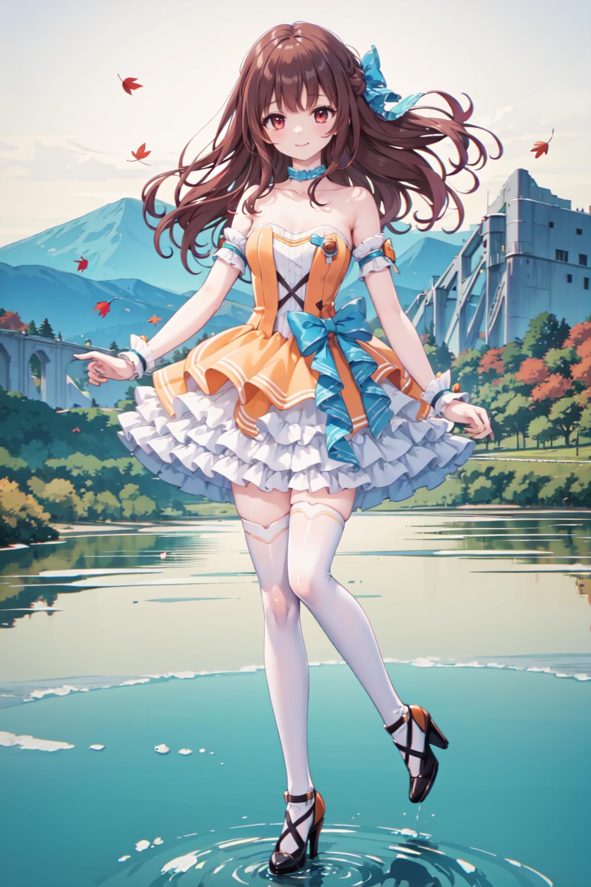 [costume][cosplay]Hatsune Miku's Orange Princess/初音未来 橙花公主 服装 image by mikuhatsune