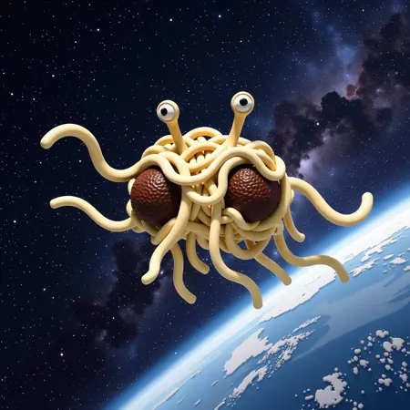 Flying Spaghetti Monster Flux