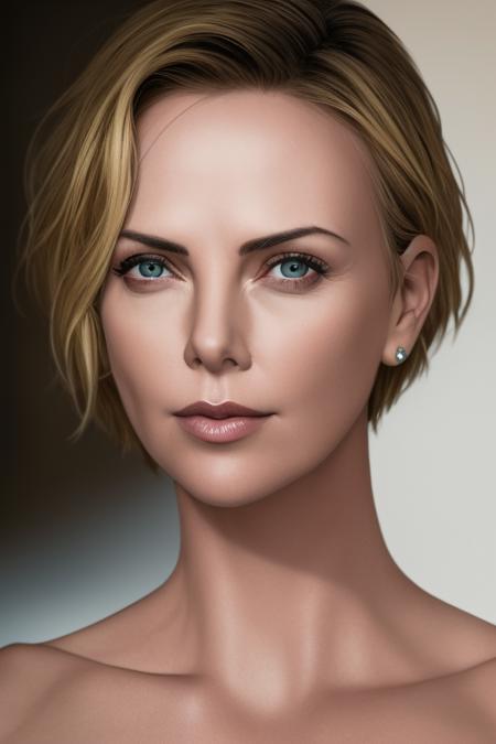 raw photo portrait, medium close shot, sd15-charlize-theron woman, (medium closeup:1.4), elegant, intricate, dslr, 8k, uhd, 1girl