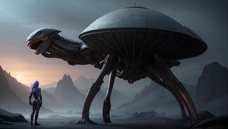 ethereal fantasy concept art of  alien wallpapers hd wallpapers  the queen Xenomorph,  in an alien space ship, videogame screenshot, by H.R. Giger,
highly detailed vfx portrait of, in a cinematic wallpaper, a detailed matte painting,stunning moody cinematography,gothic art, magnificent, celestial, ethereal, painterly, epic, majestic, magical, fantasy art, cover art, dreamy