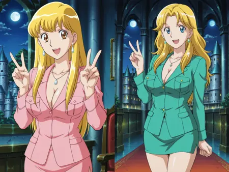 [Kochikame Character sets] [2010s Anime Style For Rework] [Jodie & Reiko] [Illustrious] [IL]