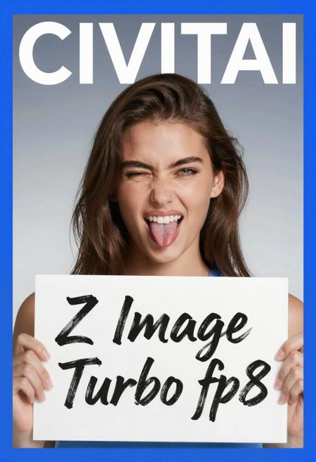 Z-Image Turbo - Quantized for low VRAM fp8_e4m3fn