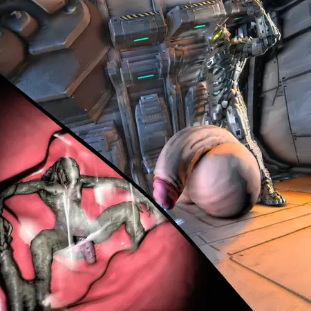 Internal and External Cock Vore