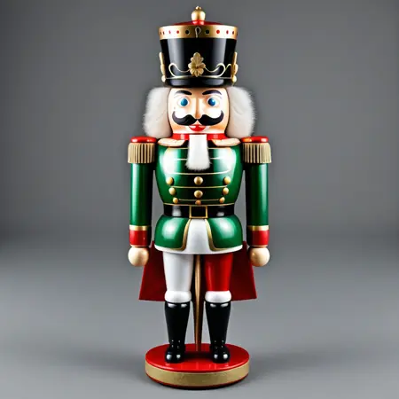SDXL Wooden Christmas Nutcracker