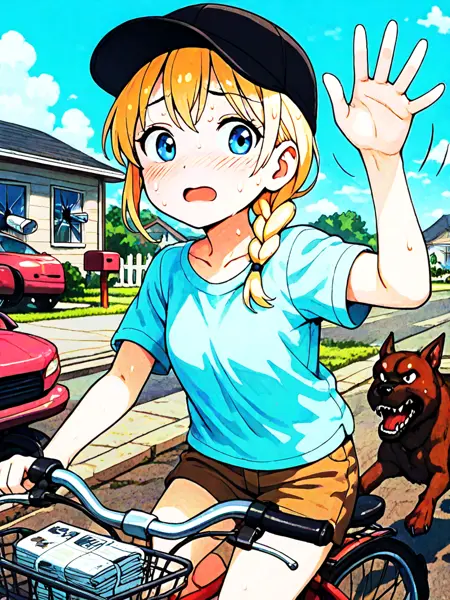 papergirl / newspaper girl