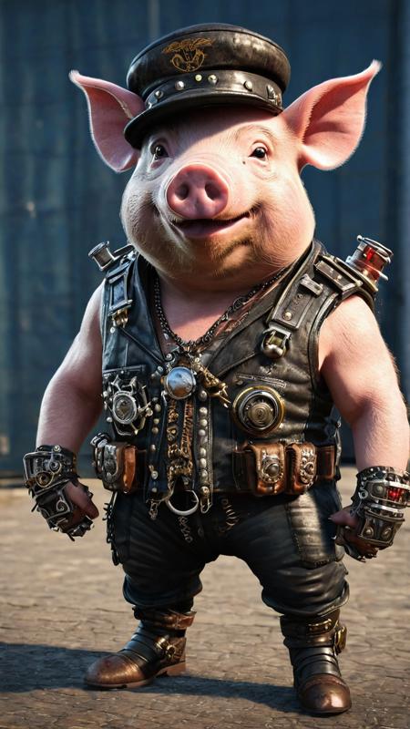 diesel punk pig