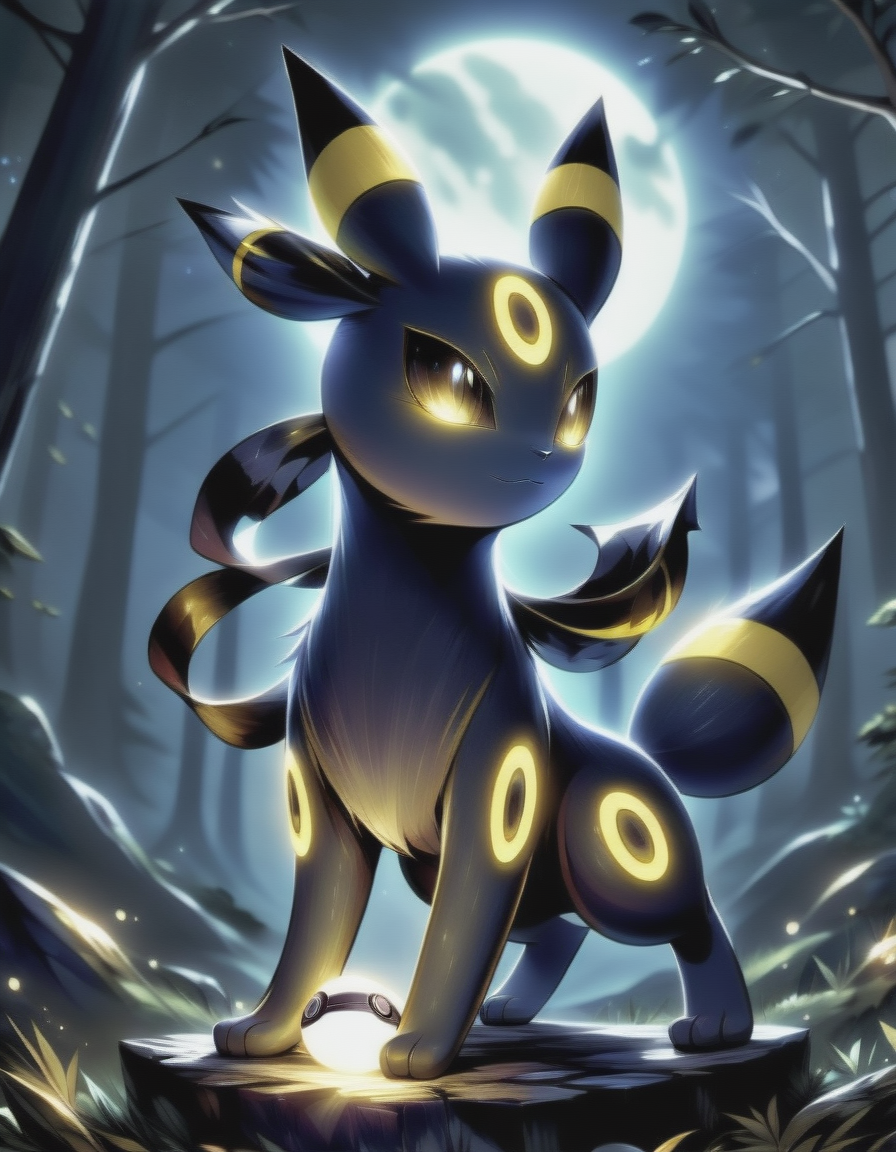 Black Pokemon With Yellow Rings