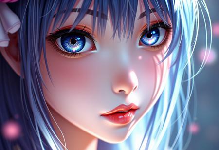 3D,hyperrealistic digital painting, cute by Jeremiah Ketner, by Charlie Bowater, face by Stanley Artgerm, digital painting by Thomas Saliot, sexy by J. Scott Campbell, colorful by Natalia Rak, character by Lois van Baarle, shallow depth of field, realistic anime, lifelike anime girl, closeup on cute face and body, eyes, lips, light and shadows on face, incredibly detailed, fantasy