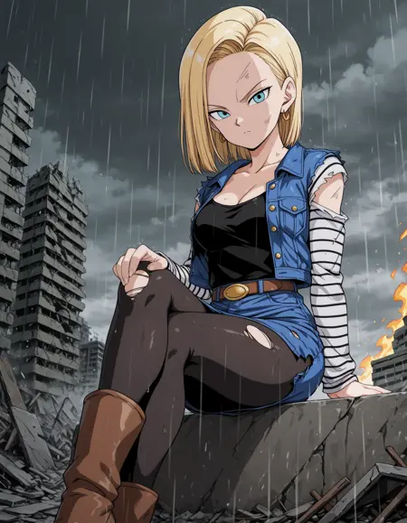 Android 18 | Dragon Ball Z | Anime / Manga Character | IllustriousXL