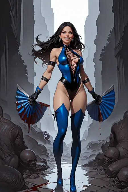 Princess Kitana (Mortal Kombat) MK3 & MK9 Outfit | Illustrious