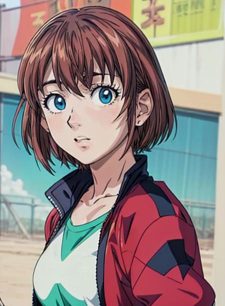 best quality, (masterpiece),(ultra-detailed), (high quality), (high resolution),<lora:add_detail:0.7> , <lora:mamori:0.7>,mamori anazaki, short hair, blue eyes, brown hair, jacket,