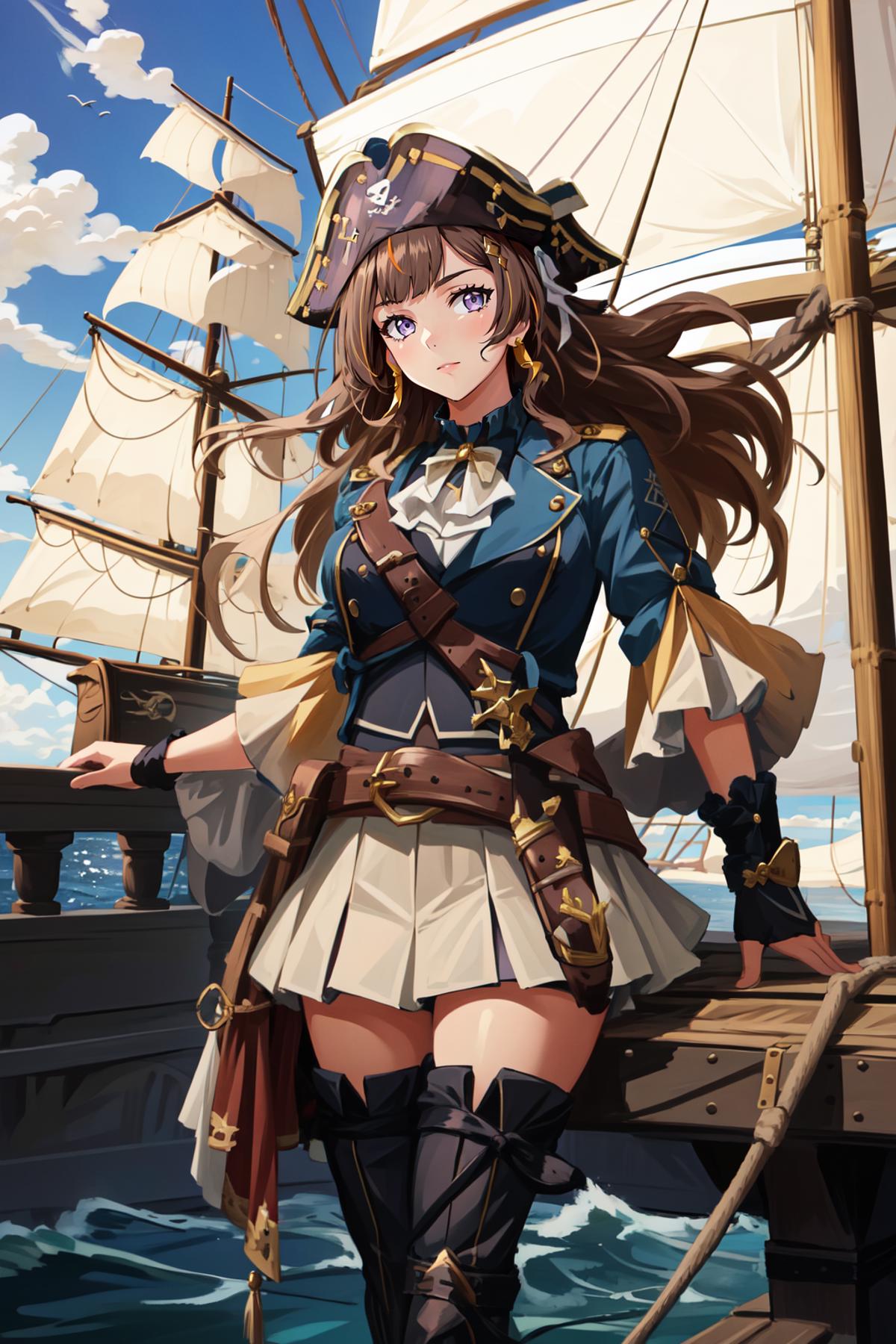 Change-A-Character: Pirate, Your Waifu Has Set Sail on the Seven Seas! image by PettankoPaizuri