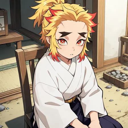 Senjuro Rengoku - (Kimetsu no Yaiba) pony/illustrious